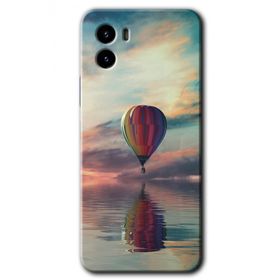 Vivo Y15S Zeplin Baskılı Uyumlu Silikon Kılıf