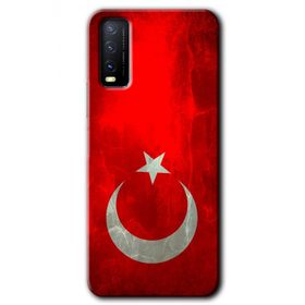 Vivo Y20 Albayrak Baskılı Uyumlu Silikon Kılıf