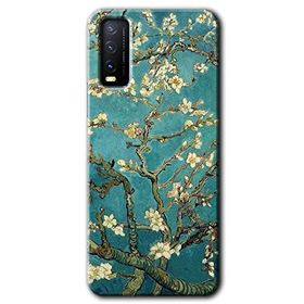 Vivo Y20 Almond Blossom Baskılı Uyumlu Silikon Kılıf