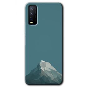 Vivo Y20 Alone Mountain Baskılı Uyumlu Silikon Kılıf
