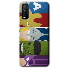 Vivo Y20 Avengers 1 Baskılı Uyumlu Silikon Kılıf