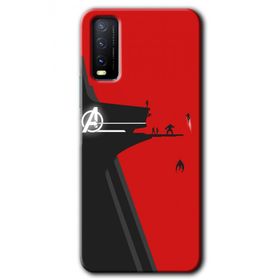 Vivo Y20 Avengers Tower Baskılı Uyumlu Silikon Kılıf