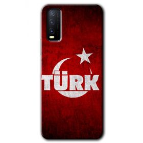 Vivo Y20 Ayyıldız Türk Baskılı Uyumlu Silikon Kılıf