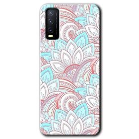Vivo Y20 Çin Mandala 1 Baskılı Uyumlu Silikon Kılıf