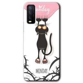 Vivo Y20 Dark Sunday Baskılı Uyumlu Silikon Kılıf