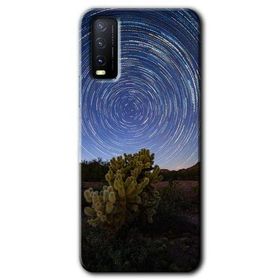Vivo Y20 Eclipse Sky Baskılı Uyumlu Silikon Kılıf