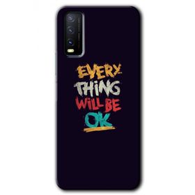 Vivo Y20 Everything Baskılı Uyumlu Silikon Kılıf