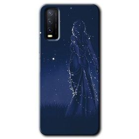 Vivo Y20 Gecenin Kraliçesi Baskılı Uyumlu Silikon Kılıf