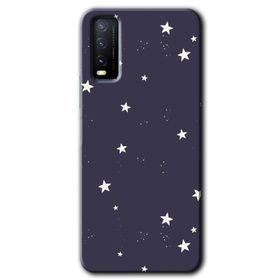 Vivo Y20 Gökyüzü Yıldız Baskılı Uyumlu Silikon Kılıf