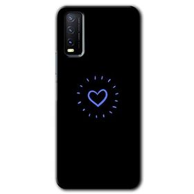 Vivo Y20 Heart Strokes Baskılı Uyumlu Silikon Kılıf