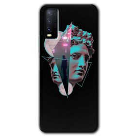 Vivo Y20 Heykel Baskılı Uyumlu Silikon Kılıf