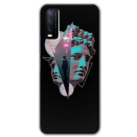 Vivo Y20 Heykel Baskılı Uyumlu Silikon Kılıf