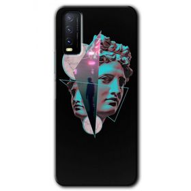 Vivo Y20 Heykel Baskılı Uyumlu Silikon Kılıf