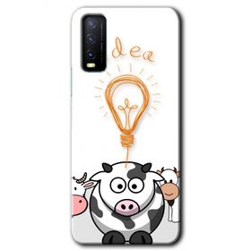 Vivo Y20 İdea Lamp Baskılı Uyumlu Silikon Kılıf