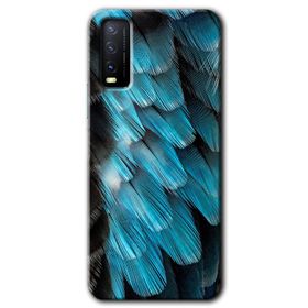 Vivo Y20 Kalpli Şekerleme Baskılı Uyumlu Silikon Kılıf