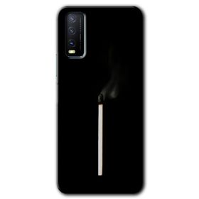 Vivo Y20 Kalpli Şekerleme Baskılı Uyumlu Silikon Kılıf