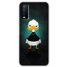 Vivo Y20 Kalpli Şekerleme Baskılı Uyumlu Silikon Kılıf