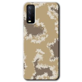 Vivo Y20 Kamuflaj 33 Baskılı Uyumlu Silikon Kılıf