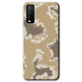 Vivo Y20 Kamuflaj 33 Baskılı Uyumlu Silikon Kılıf