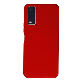 Vivo Y20 Kırmızı Uyumlu Silikon Kılıf