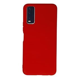 Vivo Y20 Kırmızı Uyumlu Silikon Kılıf