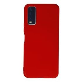 Vivo Y20 Kırmızı Uyumlu Silikon Kılıf