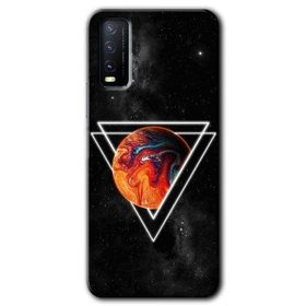 Vivo Y20 Kızıl Gezegen Baskılı Uyumlu Silikon Kılıf