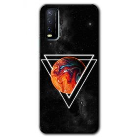 Vivo Y20 Kızıl Gezegen Baskılı Uyumlu Silikon Kılıf