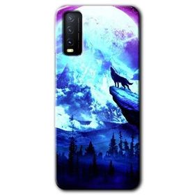 Vivo Y20 Mega Kurt Baskılı Uyumlu Silikon Kılıf