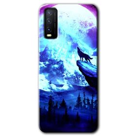 Vivo Y20 Penguenler Baskılı Uyumlu Silikon Kılıf