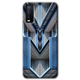 Vivo Y20 Retro Building Baskılı Uyumlu Silikon Kılıf
