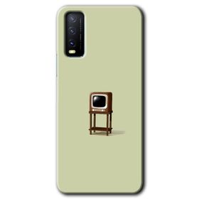 Vivo Y20 Retro TV Baskılı Uyumlu Silikon Kılıf