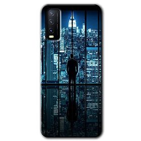 Vivo Y20 Şehir Manzarası Baskılı Uyumlu Silikon Kılıf