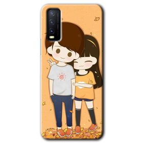 Vivo Y20 Şıpsevdi Çift Baskılı Uyumlu Silikon Kılıf