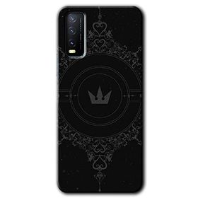 Vivo Y20 Siyah Mandala 1 Baskılı Uyumlu Silikon Kılıf