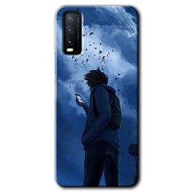 Vivo Y20 Sonbahar Yalnızlığı Baskılı Uyumlu Silikon Kılıf