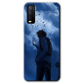 Vivo Y20 Sonbahar Yalnızlığı Baskılı Uyumlu Silikon Kılıf