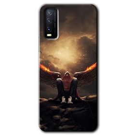 Vivo Y20 Wings of Power Baskılı Uyumlu Silikon Kılıf