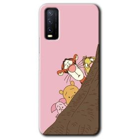 Vivo Y20 Winnie the Pooh Baskılı Uyumlu Silikon Kılıf