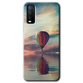 Vivo Y20 Zeplin Baskılı Uyumlu Silikon Kılıf