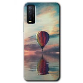Vivo Y20 Zeplin Baskılı Uyumlu Silikon Kılıf