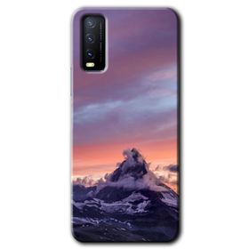 Vivo Y20 Zirve Baskılı Uyumlu Silikon Kılıf