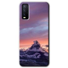 Vivo Y20 Zirve Baskılı Uyumlu Silikon Kılıf