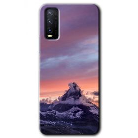 Vivo Y20 Zirve Baskılı Uyumlu Silikon Kılıf