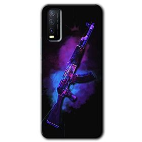 Vivo Y20S AK Baskılı Uyumlu Silikon Kılıf