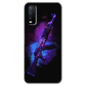 Vivo Y20S AK Baskılı Uyumlu Silikon Kılıf