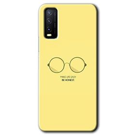 Vivo Y20S Be Honest Baskılı Uyumlu Silikon Kılıf