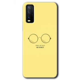 Vivo Y20S Be Honest Baskılı Uyumlu Silikon Kılıf