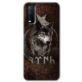 Vivo Y20S Bozkurt Göktürk Baskılı Uyumlu Silikon Kılıf