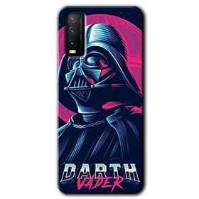 Vivo Y20S Darth Vader Baskılı Uyumlu Silikon Kılıf